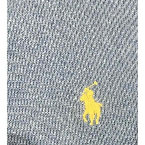 Polo by Ralph Lauren Men’s 1/4 Zip Sweater Light Blue Long Sleeve Collar Large - Picture 3 of 11